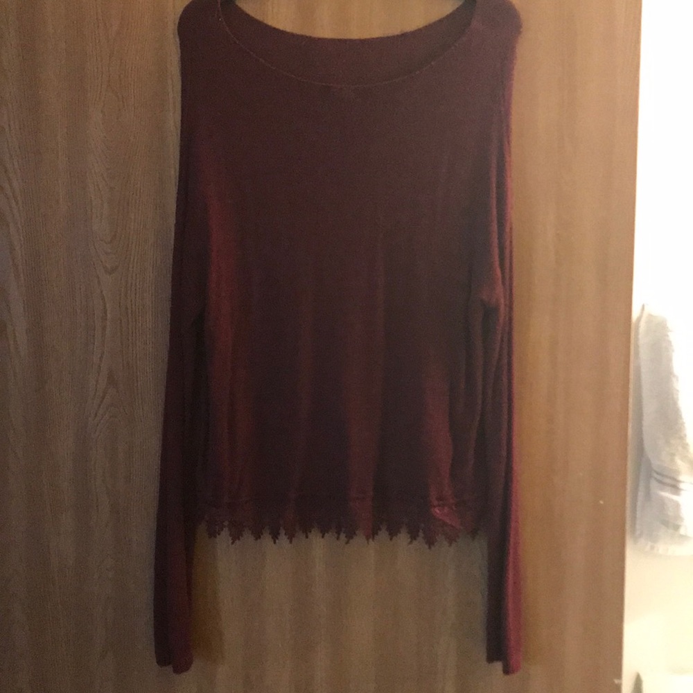 Long sleeve thin sweater